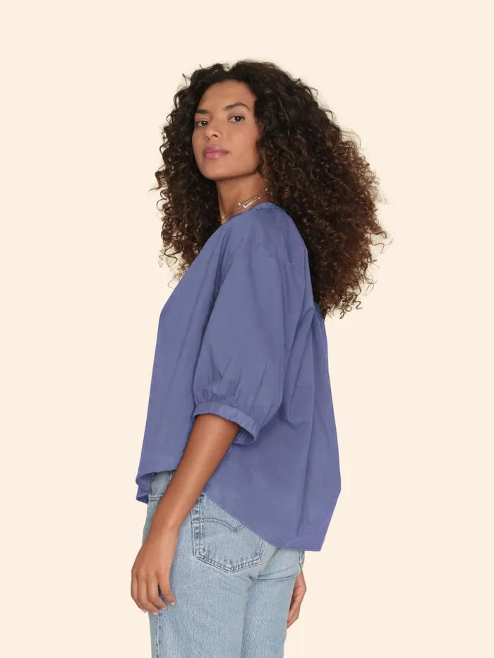XRENA Marlin Blue Chandler Shirt Women Shirts XRENA Marlin Blue Chandler Shirt Women Shirts