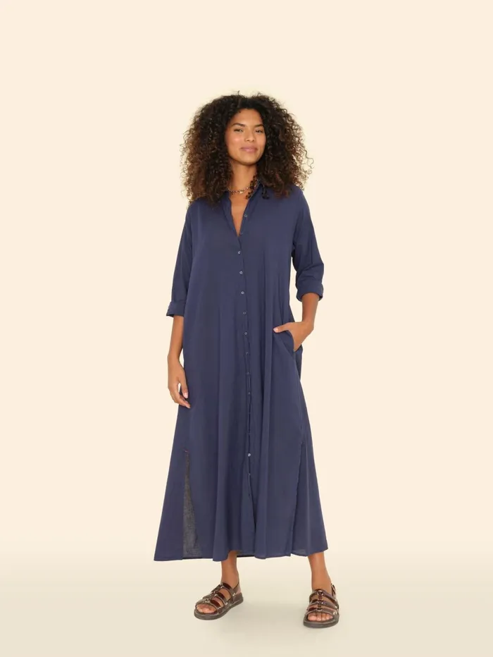 XRENA Navy Boden Dress Women Dresses XRENA Navy Boden Dress Women Dresses