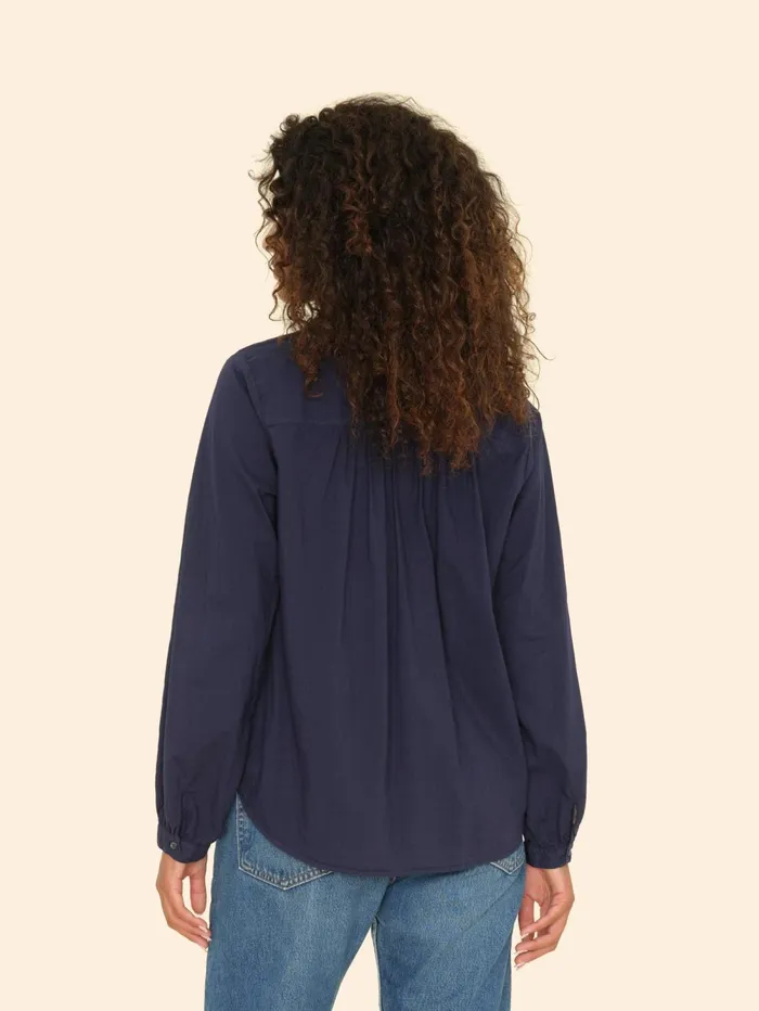 XRENA Navy Caspian Top Women Tops XRENA Navy Caspian Top Women Tops