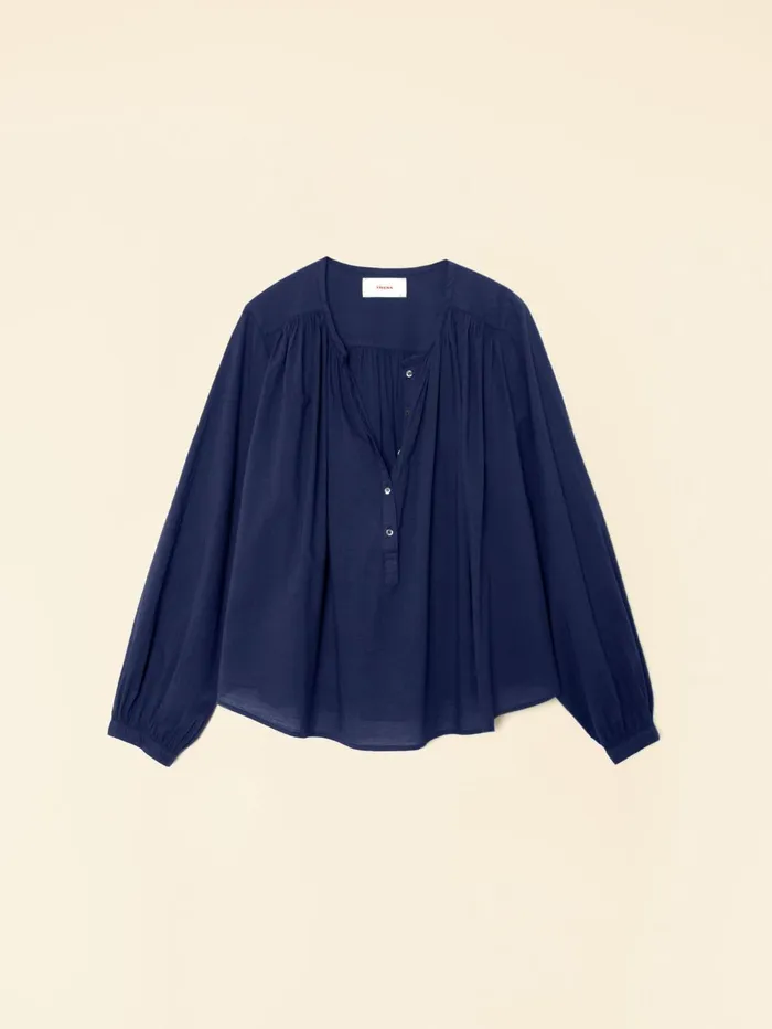 XRENA Navy Hennessy Top Women Tops