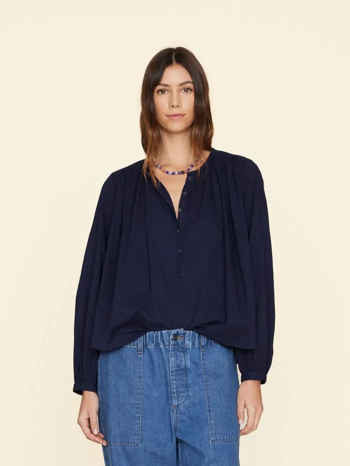 XRENA Navy Hennessy Top Women Tops XRENA Navy Hennessy Top Women Tops