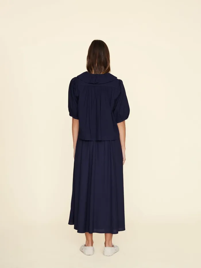 XRENA Navy Stela Skirt Women Skirts XRENA Navy Stela Skirt Women Skirts