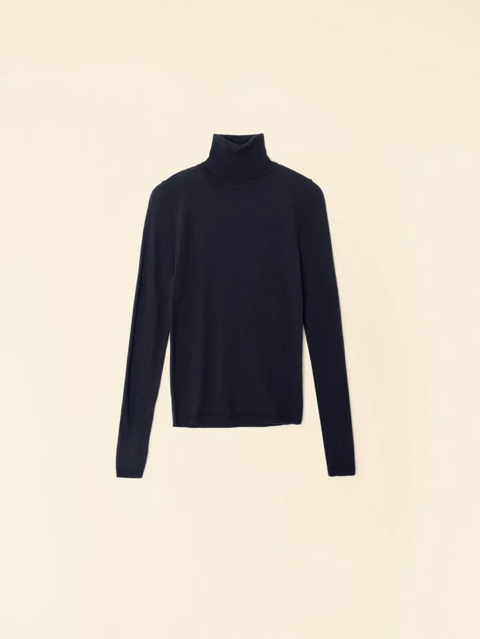 XRENA Navy Tommy Sweater Women Sweaters and Jackets