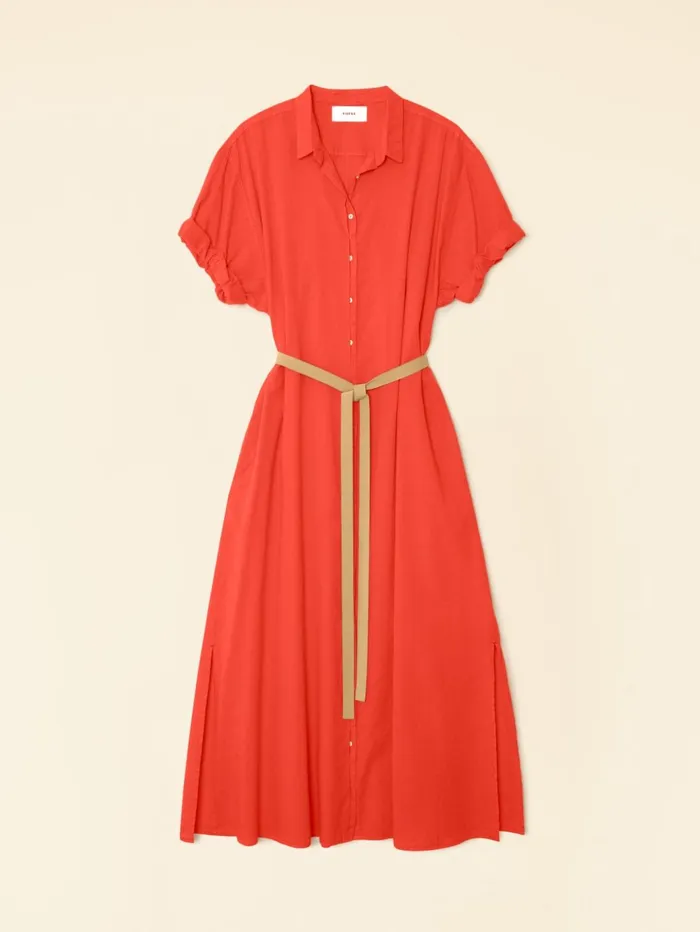 XRENA Orange Sunset Linnet Dress Women Dresses XRENA Orange Sunset Linnet Dress Women Dresses