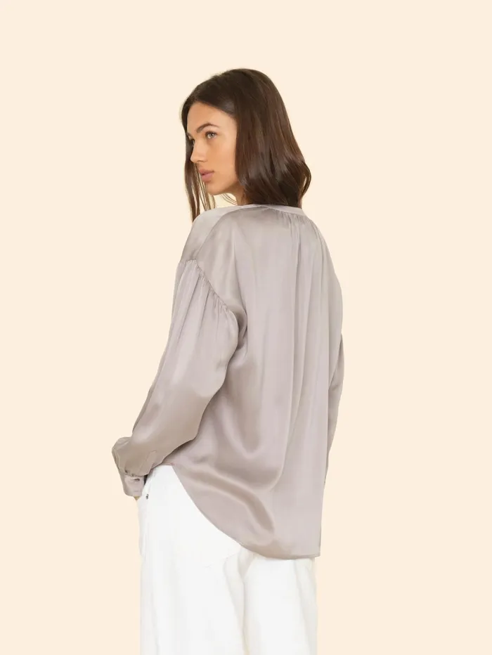 XRENA Pebble Grey Mayson Top Women Tops XRENA Pebble Grey Mayson Top Women Tops