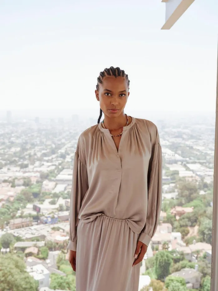 XRENA Pebble Grey Mayson Top Women Tops XRENA Pebble Grey Mayson Top Women Tops