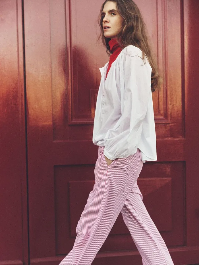XRENA Red White Piper Pant Women Pants and Jumpsuits XRENA Red White Piper Pant Women Pants and Jumpsuits