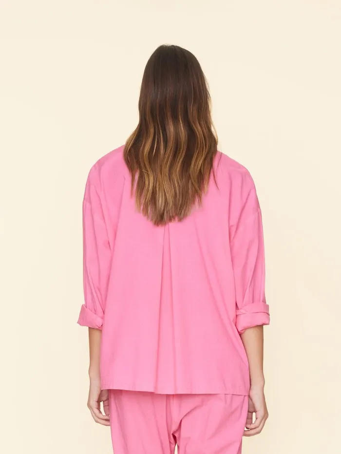 XRENA Rose Pink Henry Top Women Tops XRENA Rose Pink Henry Top Women Tops