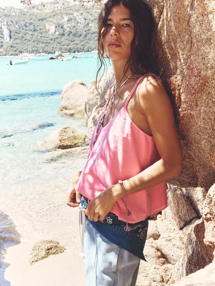 XRENA Rose Pink Tara Top Women Tops XRENA Rose Pink Tara Top Women Tops