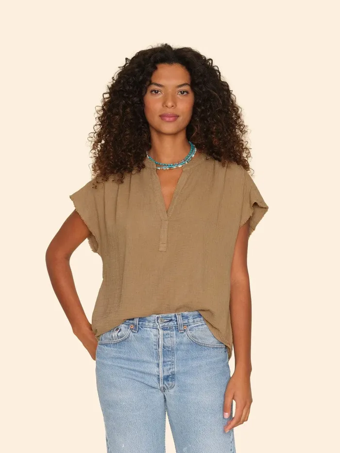 XRENA Sea Grass Kane Top Women Tops