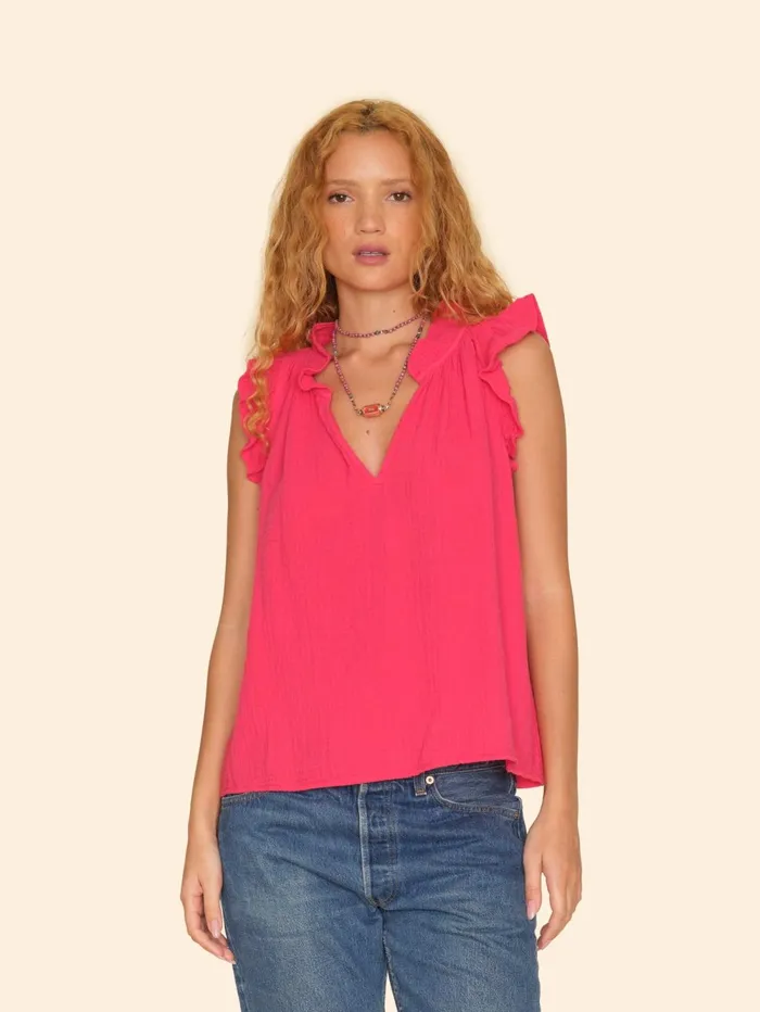 XRENA Sweet Pea Bex Gauze Top Women Tops XRENA Sweet Pea Bex Gauze Top Women Tops