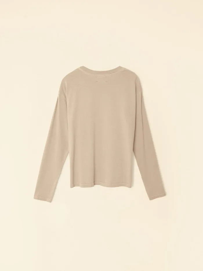 XRENA Twine Taupe Nico Tee Women Sweats and Tees