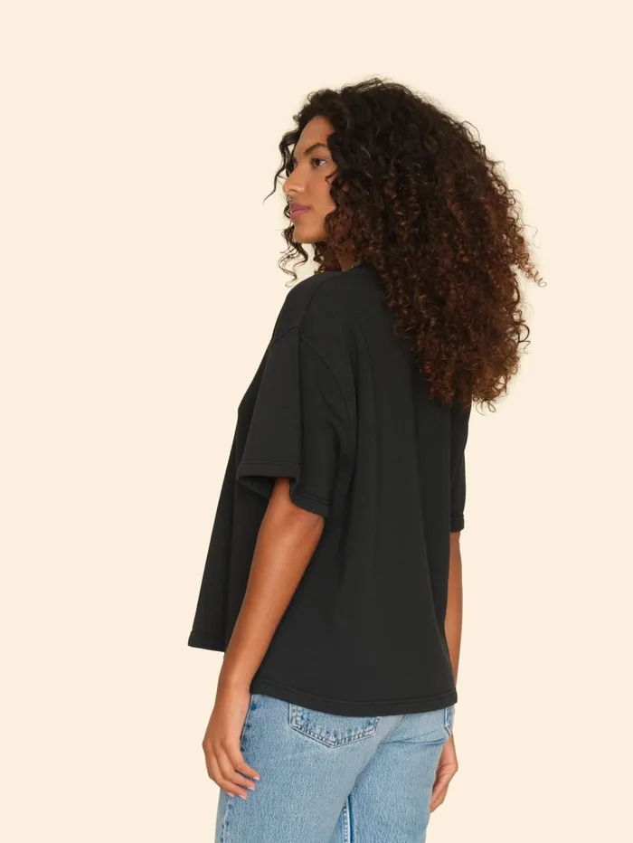 XRENA Vintage Black Andye Sweatshirt Women Sweats and Tees XRENA Vintage Black Andye Sweatshirt Women Sweats and Tees