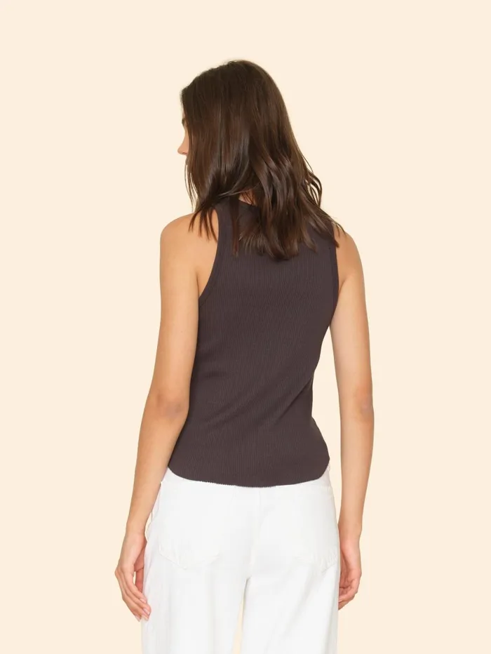 XRENA Vintage Black Arynn Tank Top Women Tops XRENA Vintage Black Arynn Tank Top Women Tops
