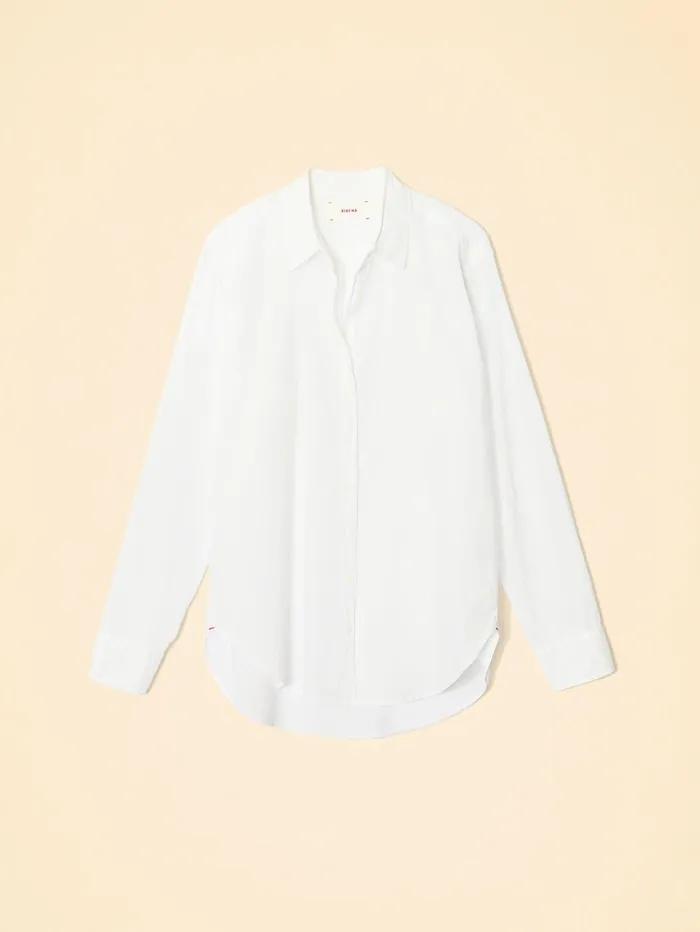 XRENA White Beau Shirt Women Shirts XRENA White Beau Shirt Women Shirts