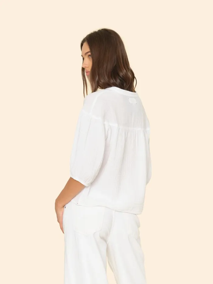 XRENA White Clem Top Women Tops XRENA White Clem Top Women Tops