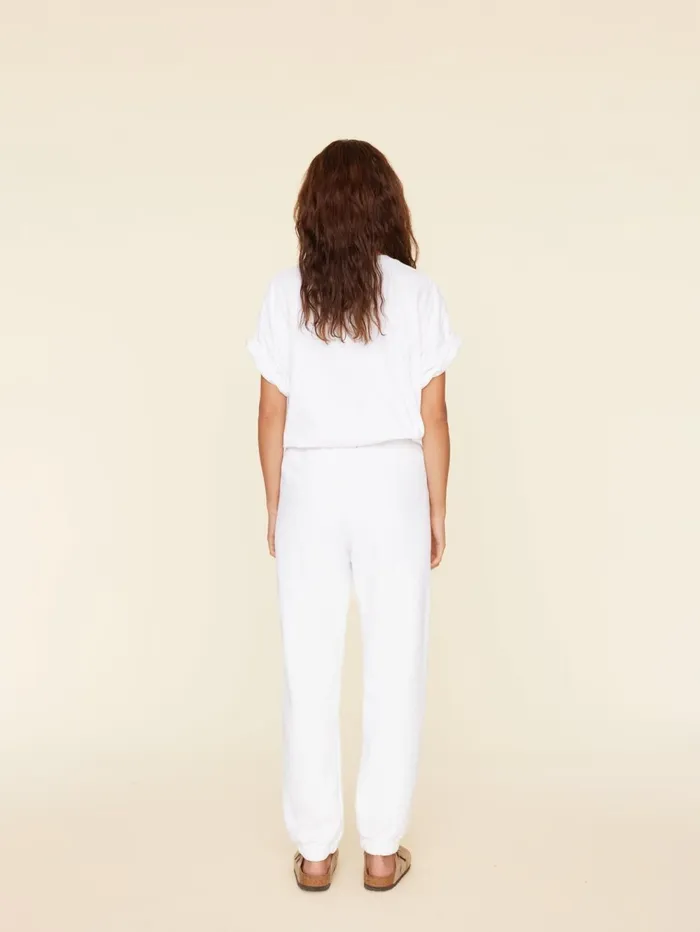 XRENA White Davis Sweatpant Women Sweats and Tees XRENA White Davis Sweatpant Women Sweats and Tees