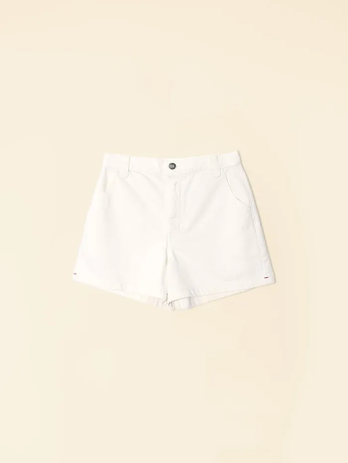XRENA White Dez Denim Short Women Shorts XRENA White Dez Denim Short Women Shorts