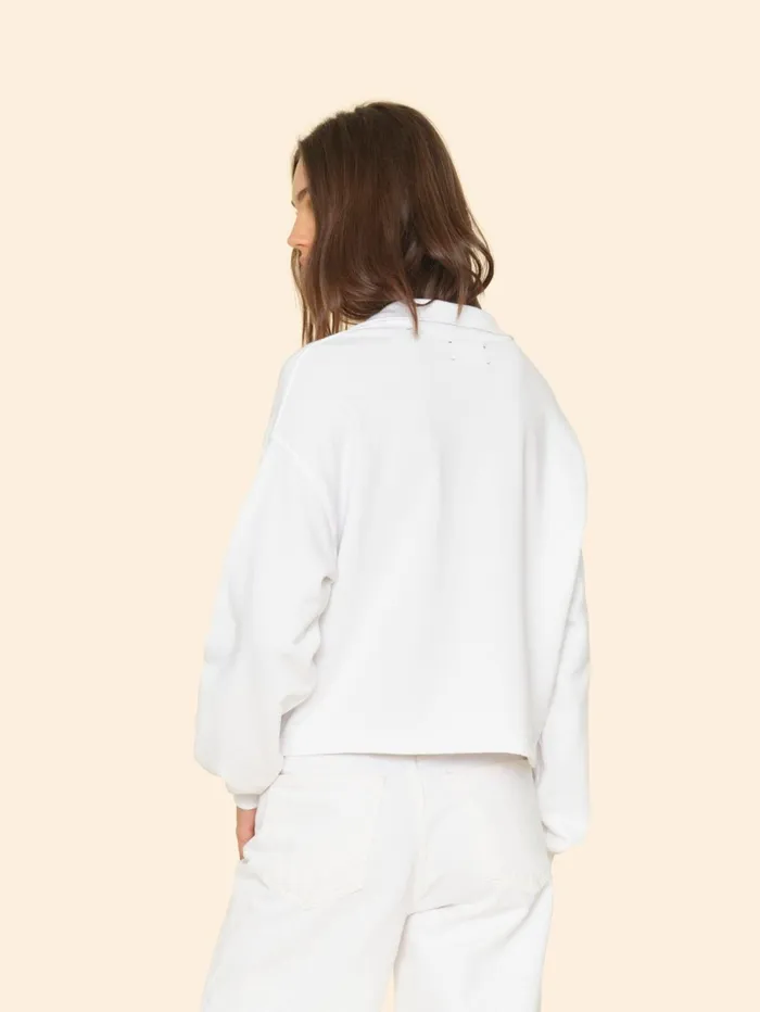 XRENA White Holt Sweatshirt Women Sweats and Tees XRENA White Holt Sweatshirt Women Sweats and Tees