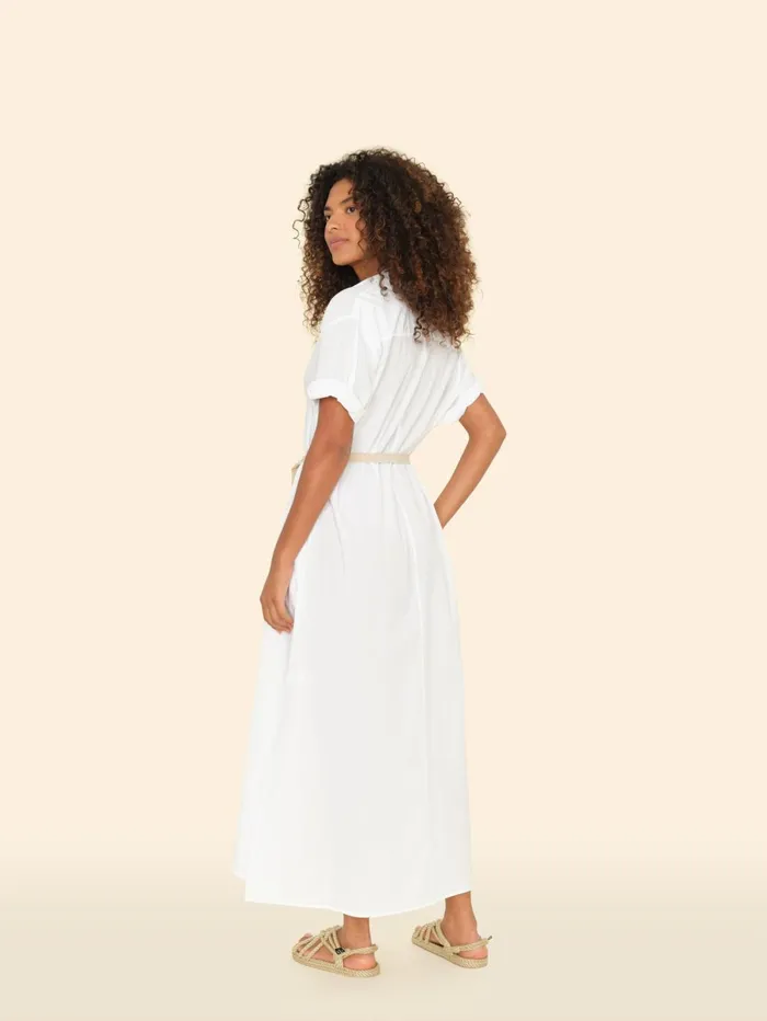 XRENA White Linnet Dress Women Dresses XRENA White Linnet Dress Women Dresses