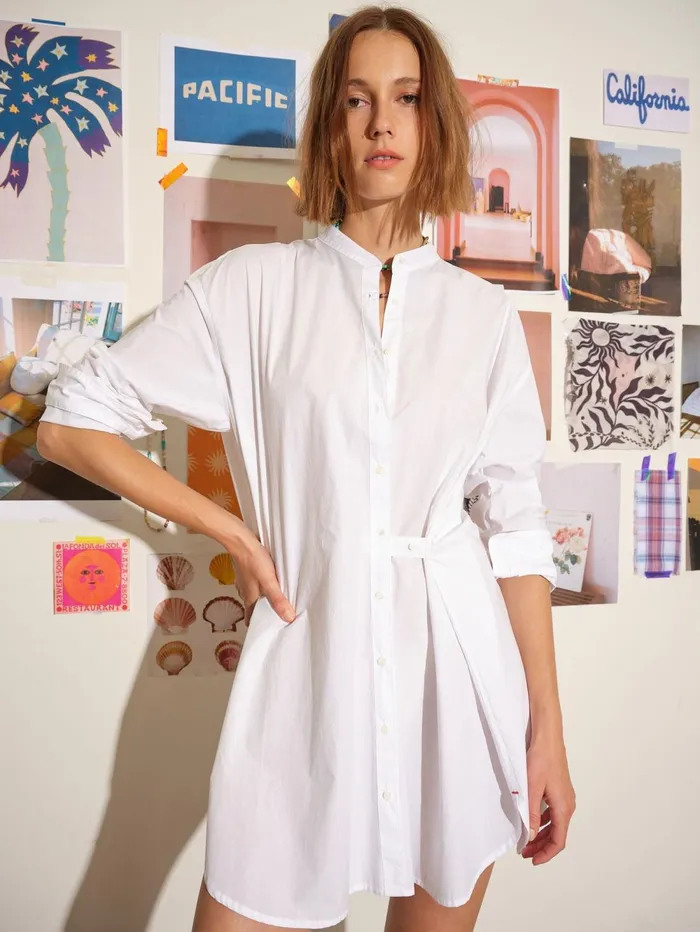 XRENA White Mills Dress Women Dresses XRENA White Mills Dress Women Dresses