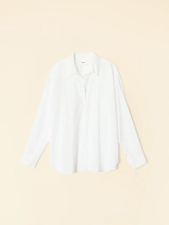 XRENA White Quinn Shirt Women Shirts XRENA White Quinn Shirt Women Shirts