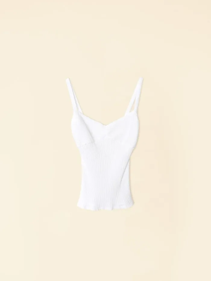 XRENA White Romily Tank Women Sweats and Tees XRENA White Romily Tank Women Sweats and Tees