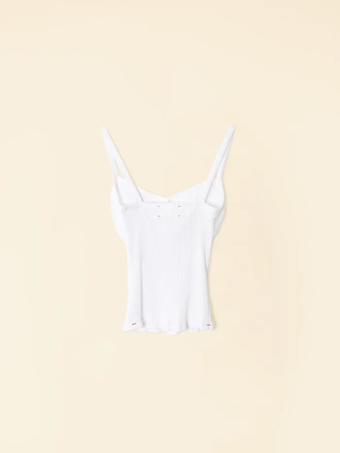 XRENA White Romily Tank Women Sweats and Tees XRENA White Romily Tank Women Sweats and Tees