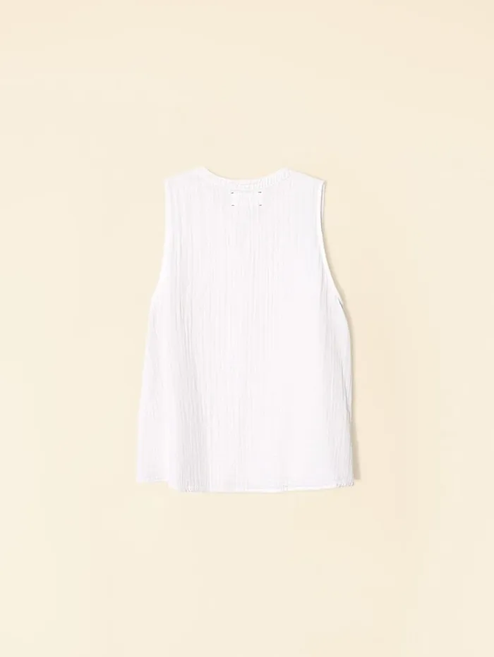 XRENA White Tish Top Women Tops XRENA White Tish Top Women Tops