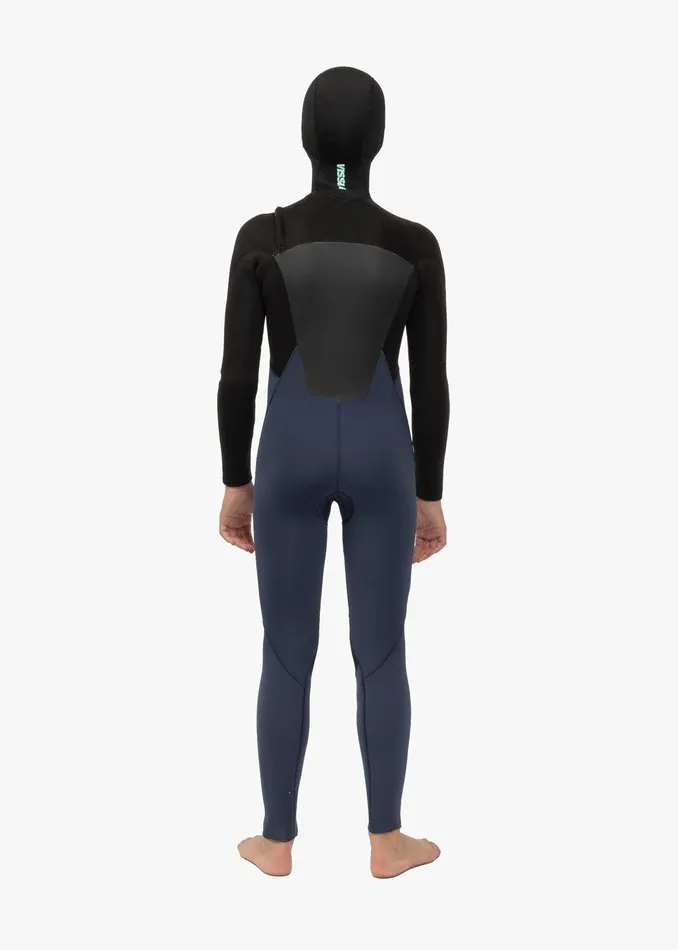 Youth Vissla 7 Seas Boys 543 Full Hooded Chest Zip Wetsuit Dark Slate Youth Vissla 7 Seas Boys 543 Full Hooded Chest Zip Wetsuit Dark Slate