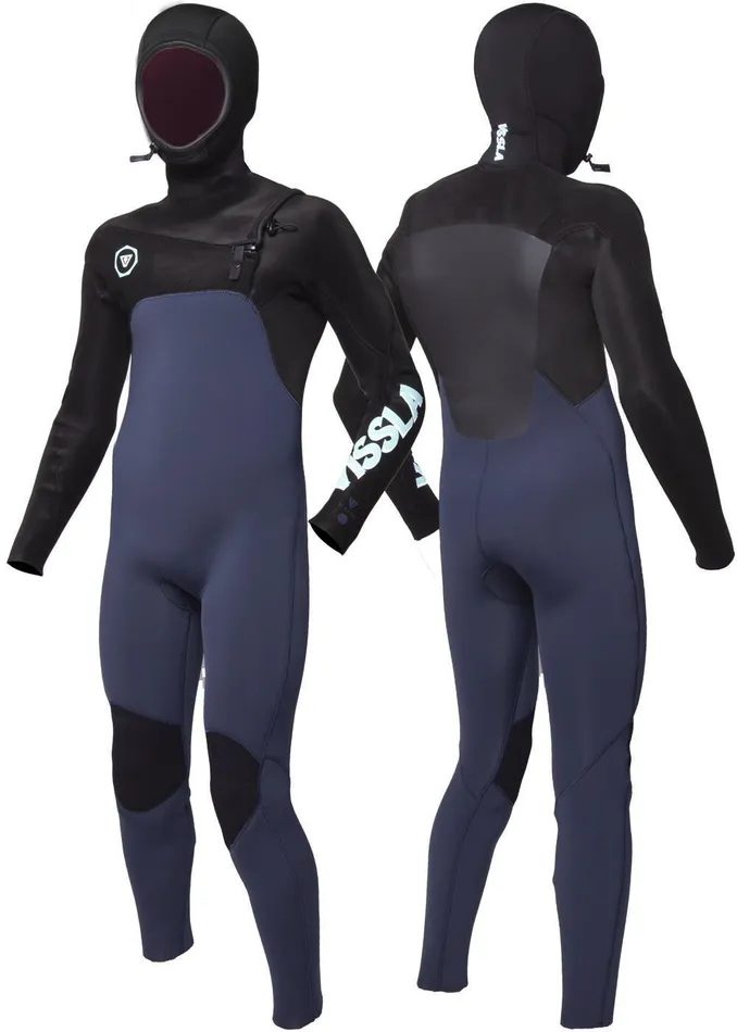 Youth Vissla 7 Seas Boys 543 Full Hooded Chest Zip Wetsuit Dark Slate Youth Vissla 7 Seas Boys 543 Full Hooded Chest Zip Wetsuit Dark Slate