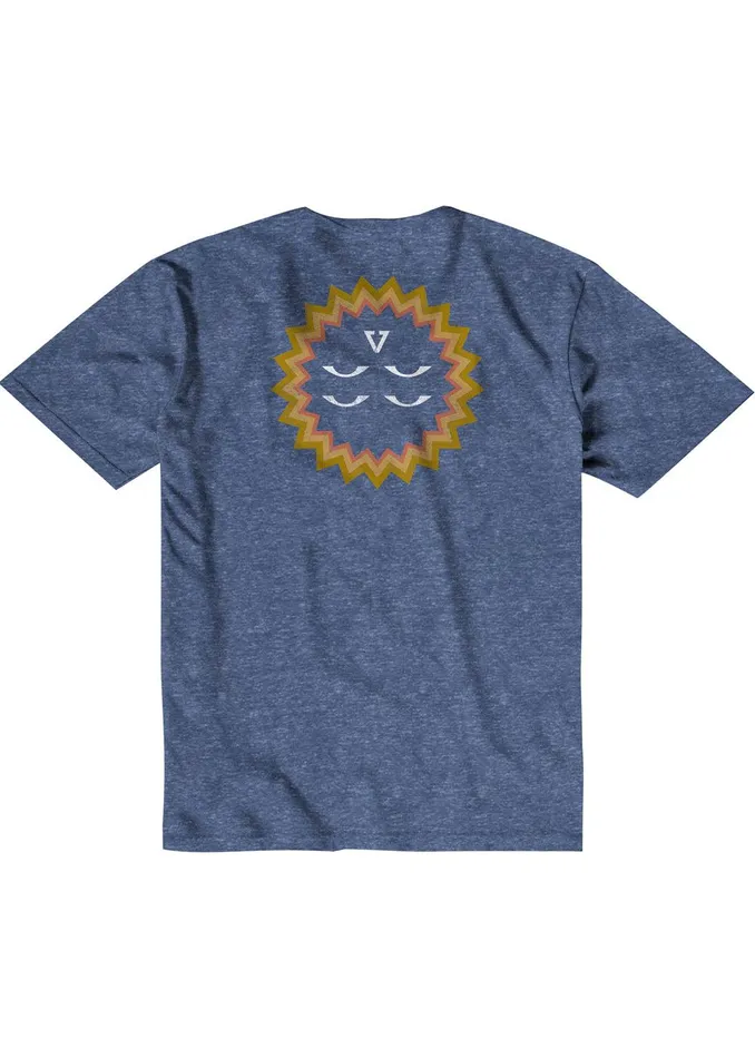 Youth Vissla Four Eyes Boys Snow Tee RYH 8211 Royal Heather