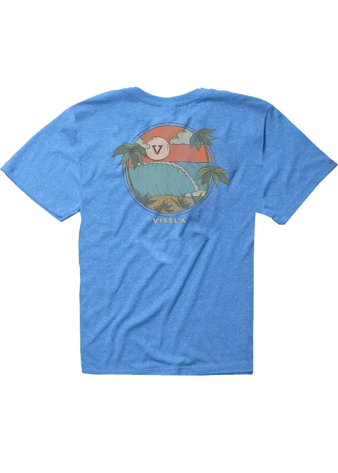 Youth Vissla Hideaway Boys Tee RYH 8211 Royal Heather