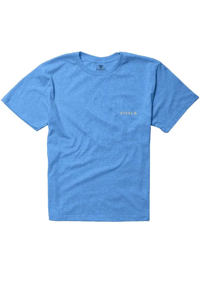 Youth Vissla Hideaway Boys Tee RYH 8211 Royal Heather Youth Vissla Hideaway Boys Tee RYH 8211 Royal Heather