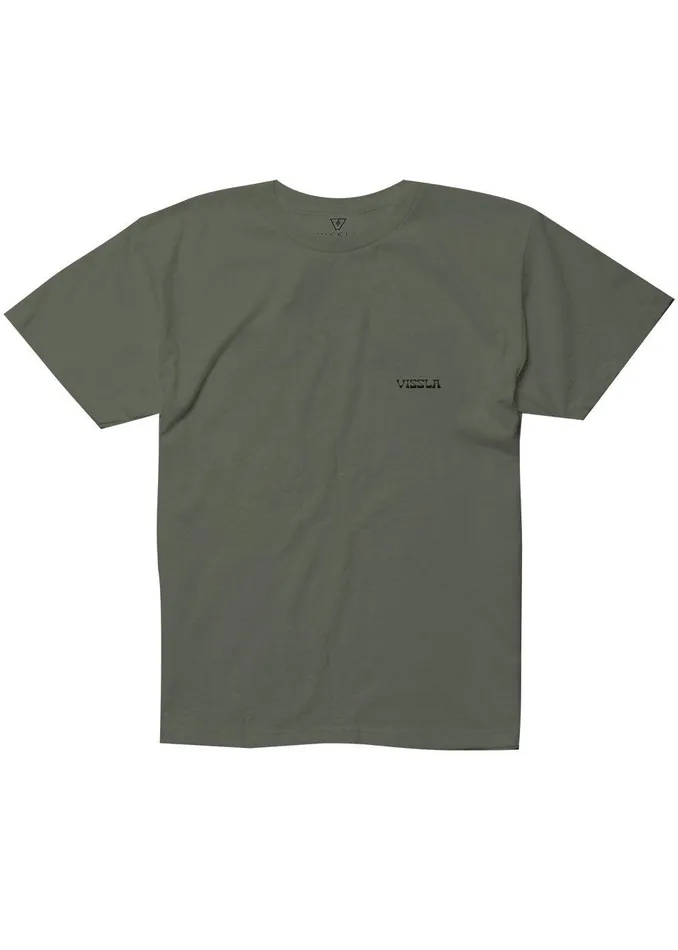 Youth Vissla One World Boys Tee Army Youth Vissla One World Boys Tee Army