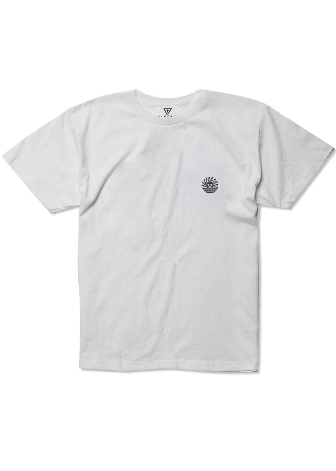 Youth Vissla Solar Spin Boys Tee White