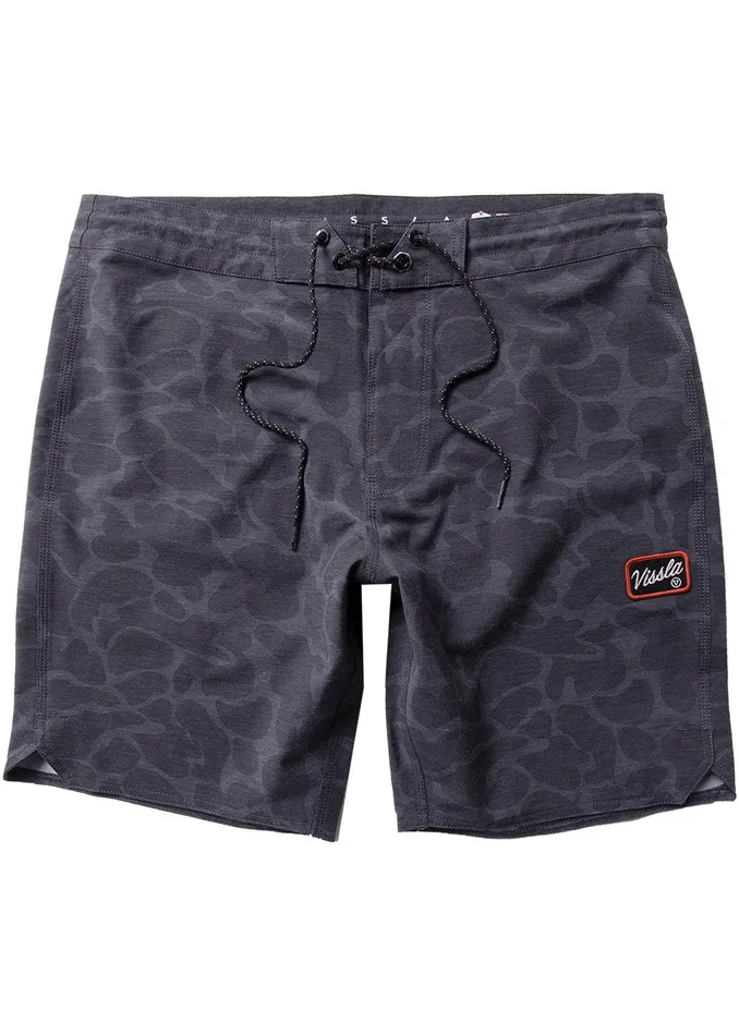 Youth Vissla Solid Sets 17034 Boys Boardshort BLACK CAMO