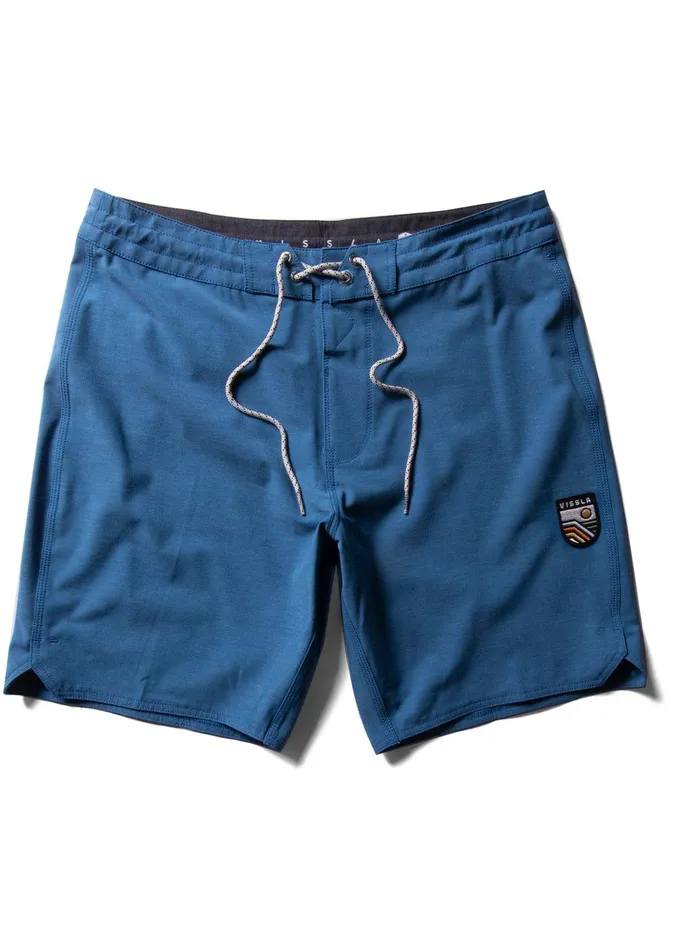 Youth Vissla Solid Sets 17034 Boys Boardshort Ocean Blue