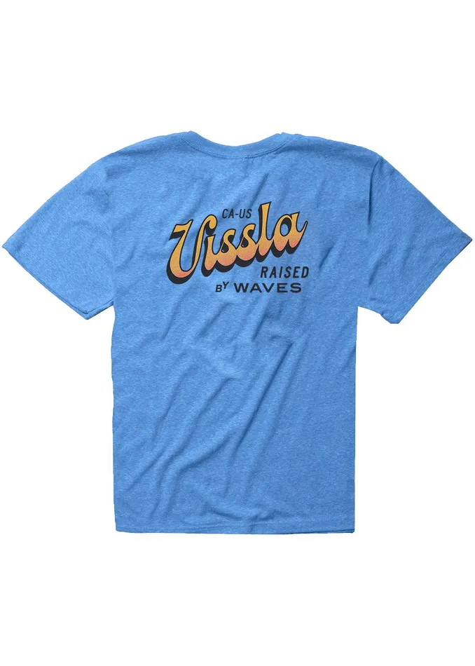 Youth Vissla Sunset Shadows Boys Tee RYH 8211 Royal Heather