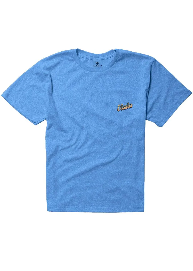 Youth Vissla Sunset Shadows Boys Tee RYH 8211 Royal Heather Youth Vissla Sunset Shadows Boys Tee RYH 8211 Royal Heather